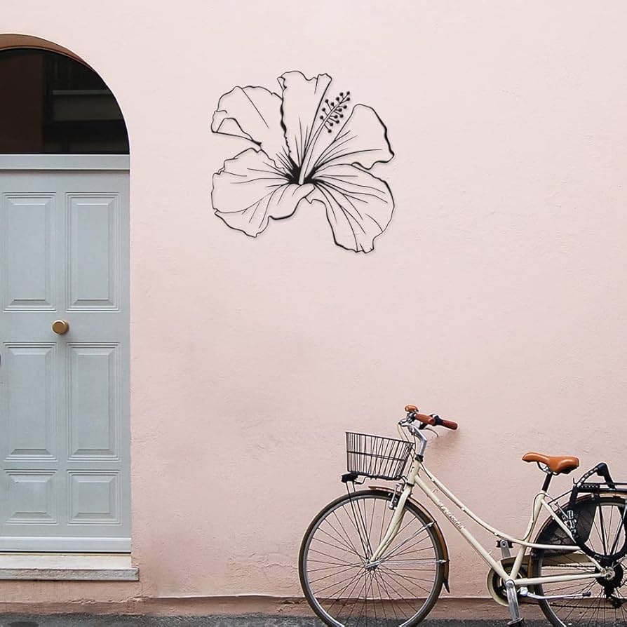 Amazon.com - Decal Stickers of Hawaiian Hibiscus Outline Laser